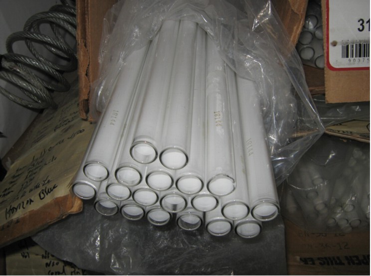 neon tubes in box